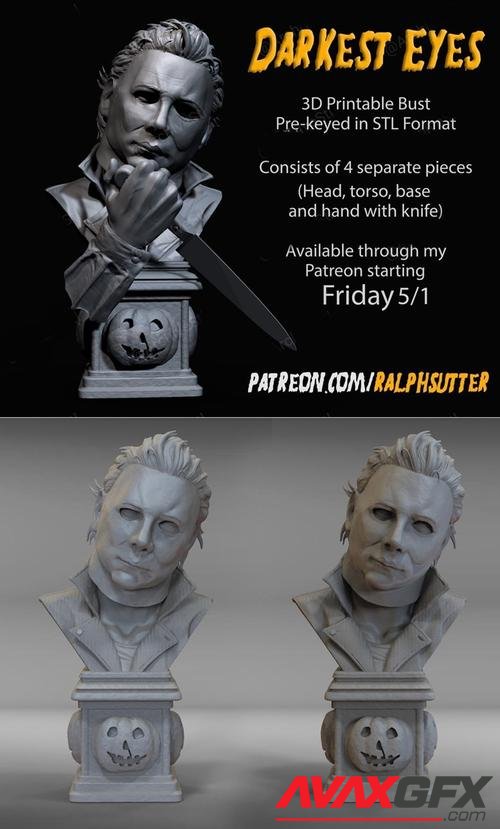 Michael Myers bust – 3D Printable STL