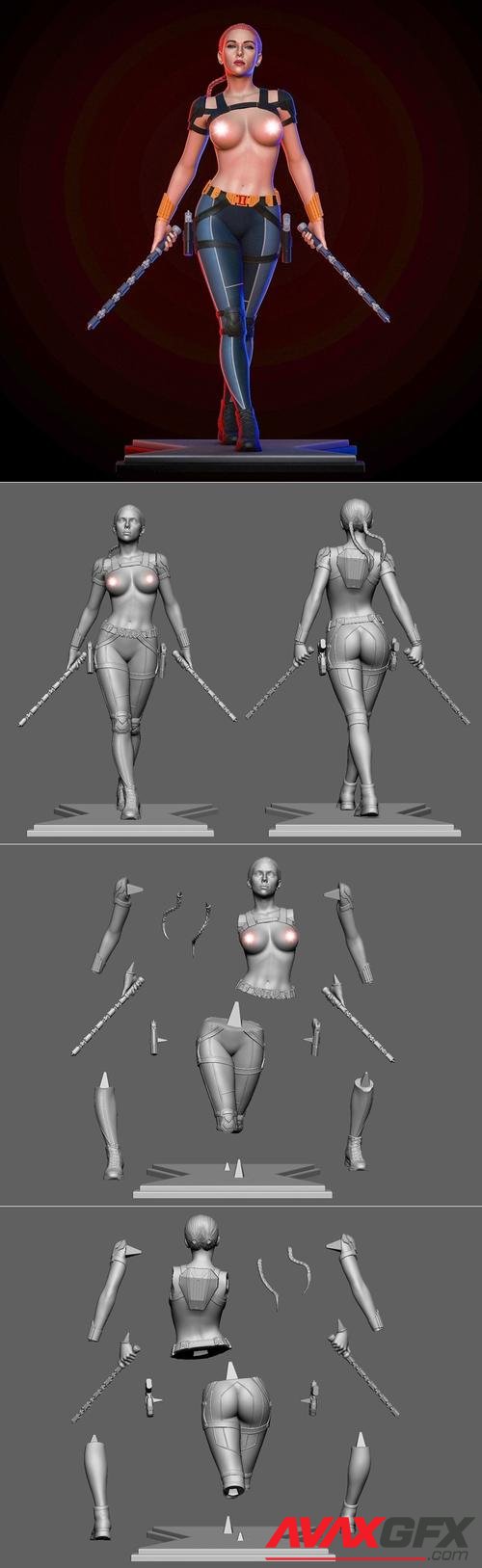 Black Widow NSFW ver – 3D Printable STL