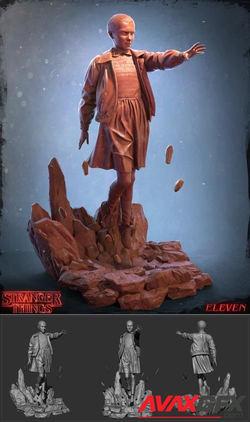 Eleven From Stranger Thing – 3D Printable STL