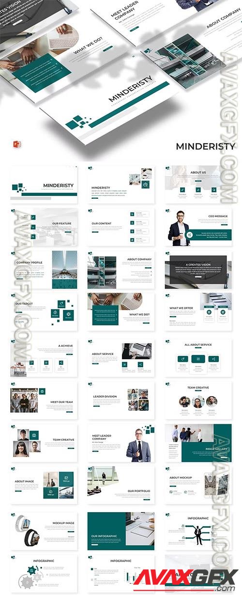 Minderisty - Business Powerpoint, Keynote and Google Slides Template