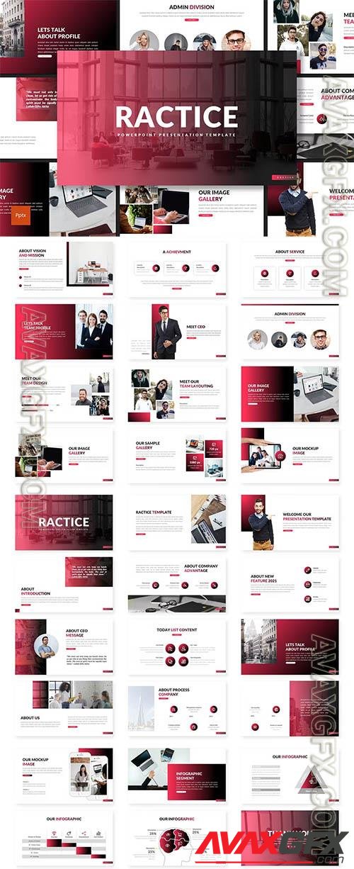 Ractice - Business Powerpoint, Keynote and Google Slides Template