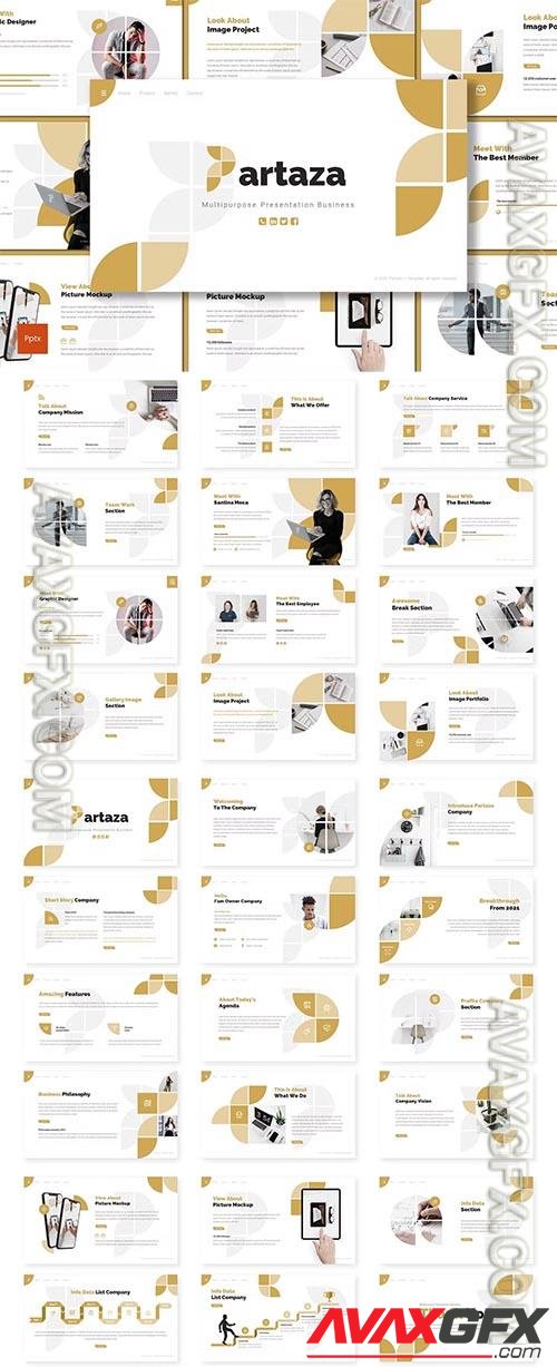 Partaza - Business Powerpoint, Keynote and Google Slides Template