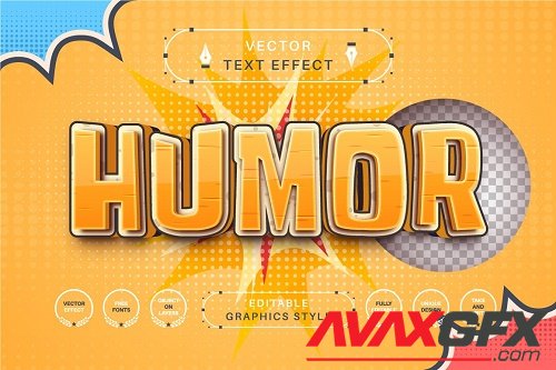 Humor Comic - Editable Text Effect - 7084028