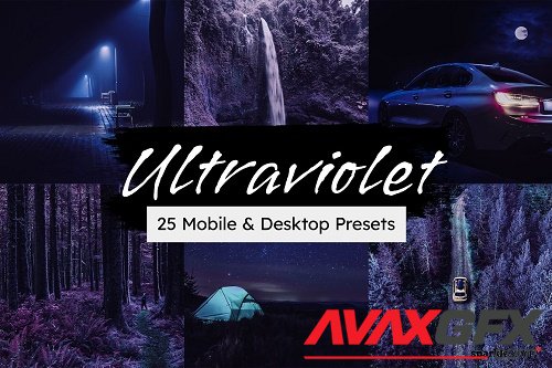 25 Ultraviolet Lightroom Presets LUT - 7074310