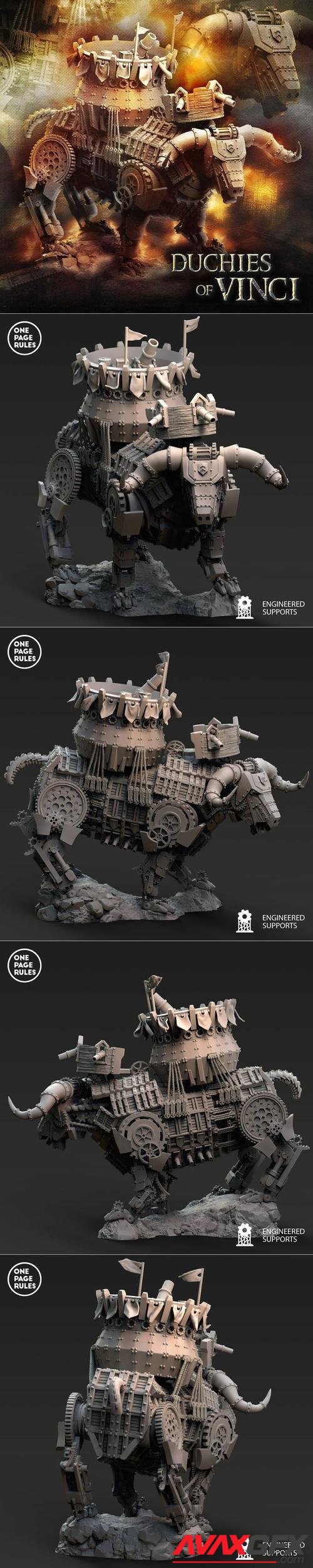 One Page Rules - Vinci Bull Titan – 3D Printable STL