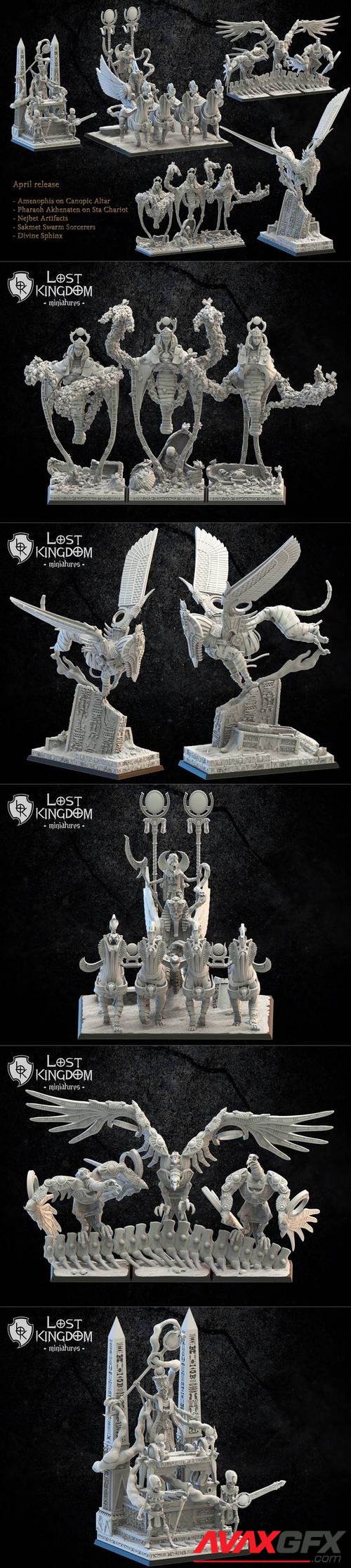 Lost Kingdom Miniatures April 2021 – 3D Printable STL