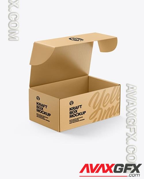 Opened Kraft Box Mockup 51521 TIF