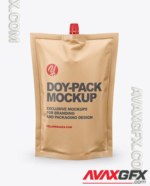 Kraft Doy-Pack Mockup 54626 TIF