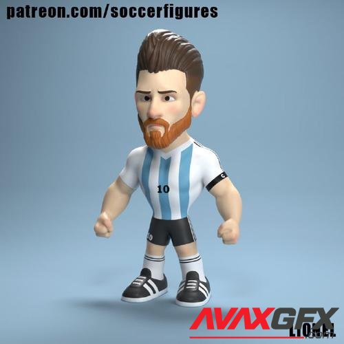 Lionel Messi – 3D Printable STL