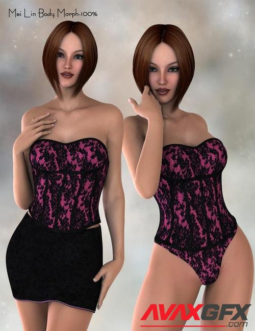 Dreamer Corset Set for Genesis 2 Female(s)