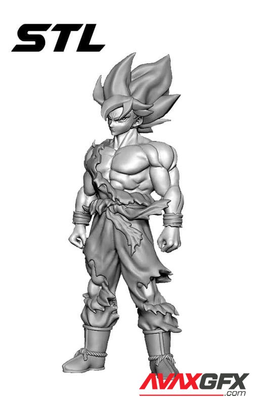 Goku SSJ Dragon Ball – 3D Printable STL