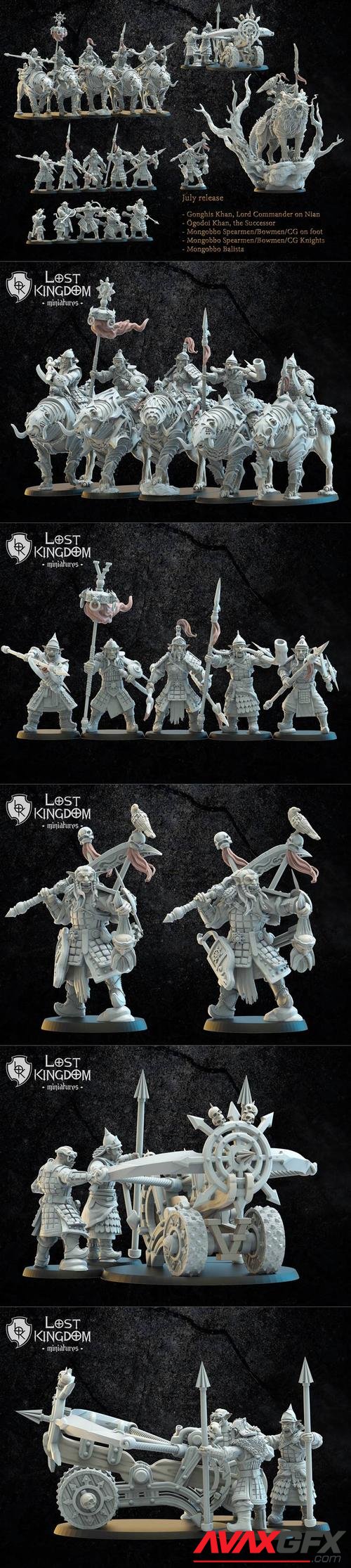 Lost Kingdom Miniatures July 2021 – 3D Printable STL