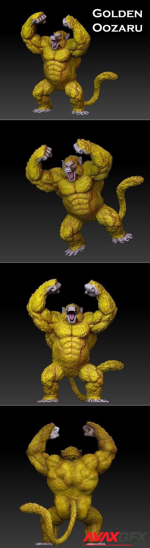 Golden Oozaru Dragon Ball – 3D Printable STL