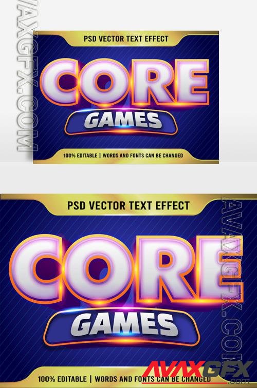 Beautiful text effect 3D Effect Games