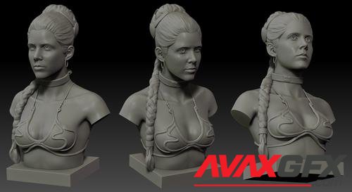 Slave Leia – 3D Printable STL