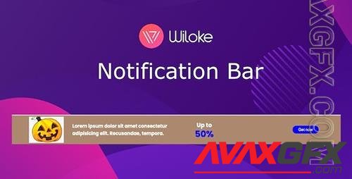 Wiloke Notification Bar 29672956