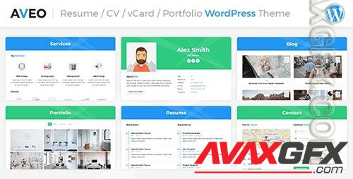 Aveo | CV/Resume WordPress Theme 20756501