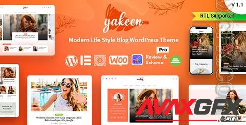 Yakeen - Lifestyle Blog WordPress Theme 36372998