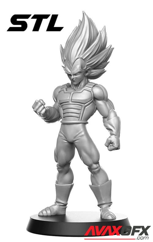 Vegeta SSJ Dragon Ball – 3D Printable STL