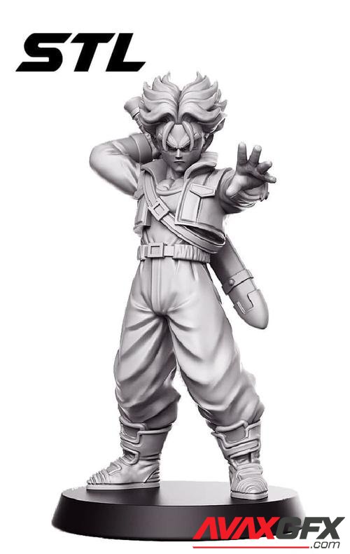 Trunks Dragon Ball – 3D Printable STL