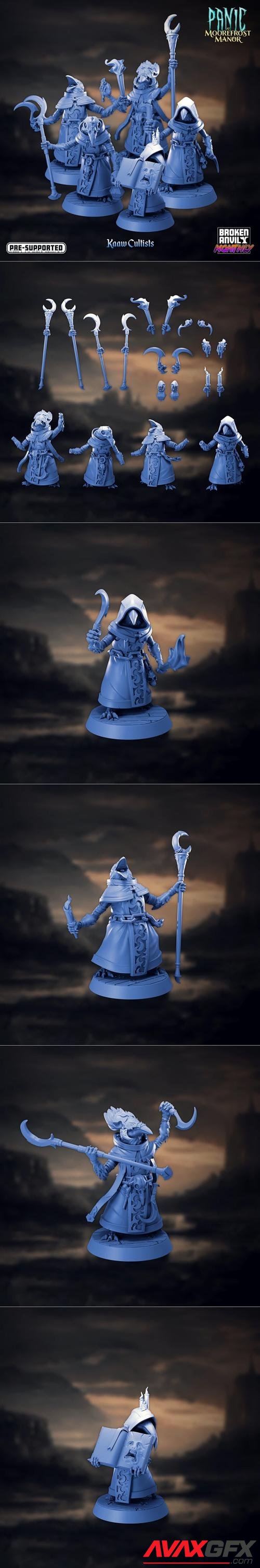 Broken Anvil Miniatures - Panic at Moorefrost Manor - Cultists – 3D Printable STL