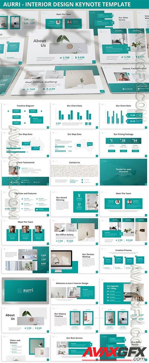 Aurri - Interior Design Keynote Template