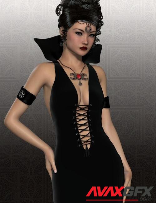 Ravynne Outfit for Genesis 2 Female(s)