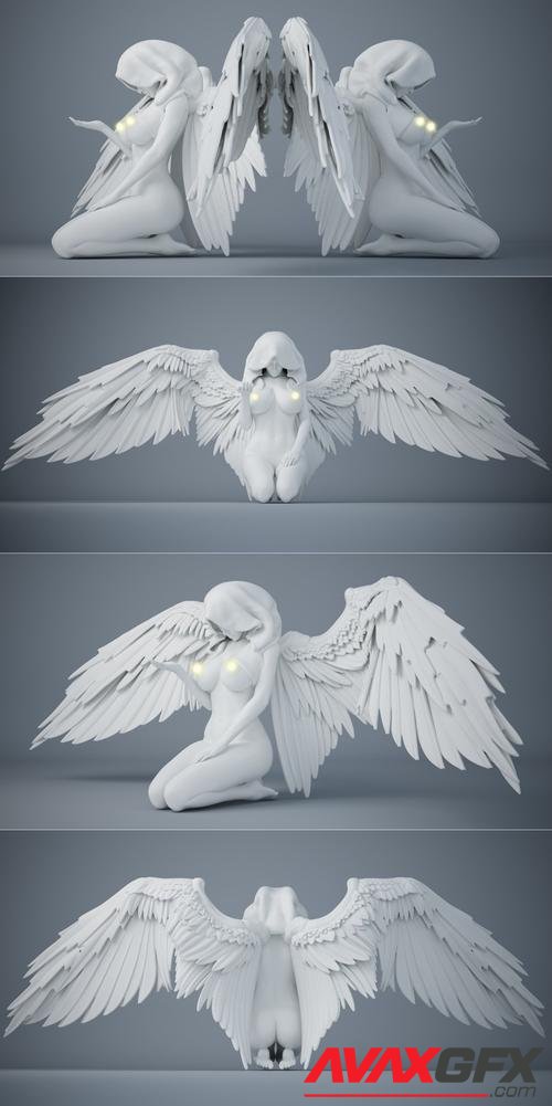 Sexy Angel 002 3d Printable Stl Avaxgfx