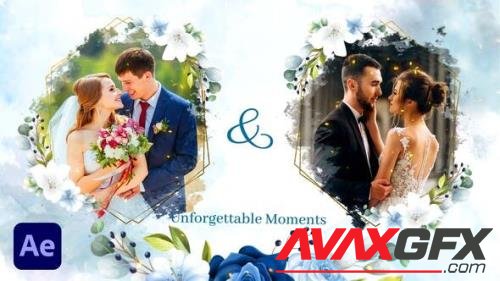 Videohive - WaterColor and Floral Wedding Slideshow 36831945