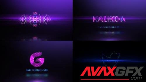 Videohive - Neon Kaleida Logo Reveal - 36821936
