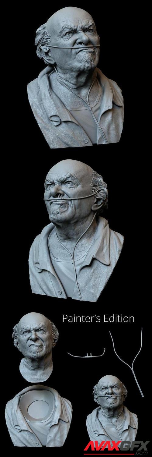 Hector Salamanca from Breaking Bad Bust – 3D Printable STL