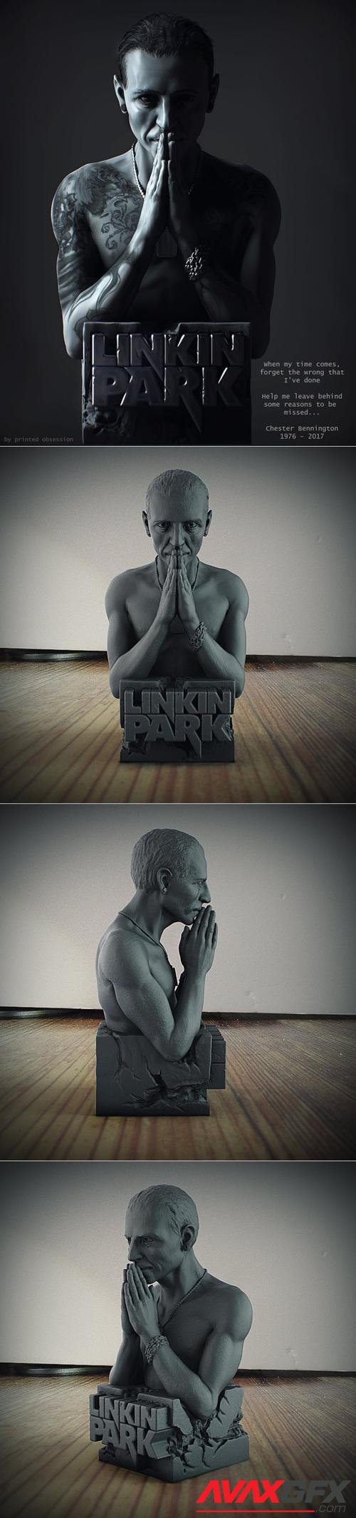 Linkin Park - Chester Bennington – 3D Printable STL