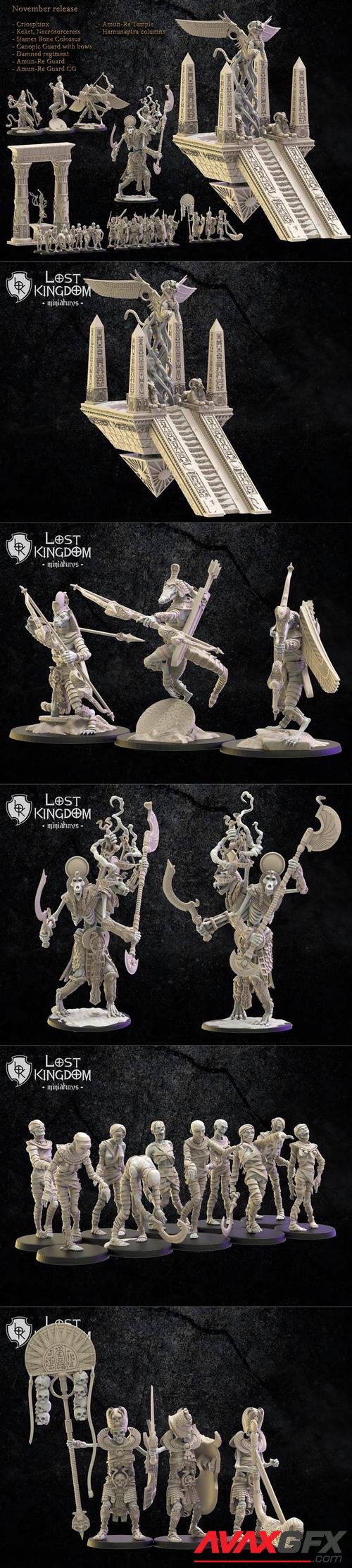 Lost Kingdom Miniatures November 2021 – 3D Printable STL