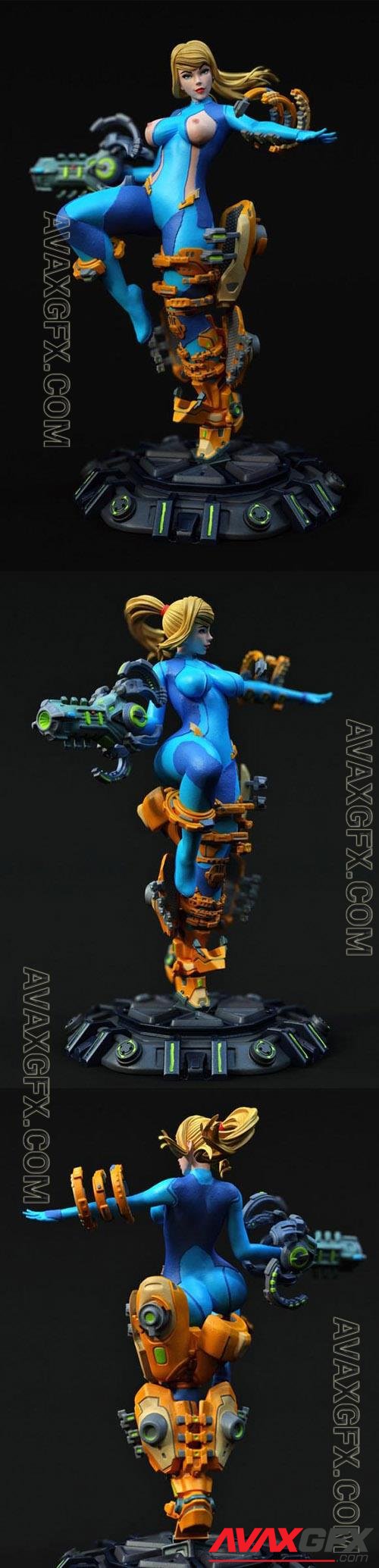 Samus Aran 3D Printable STLable