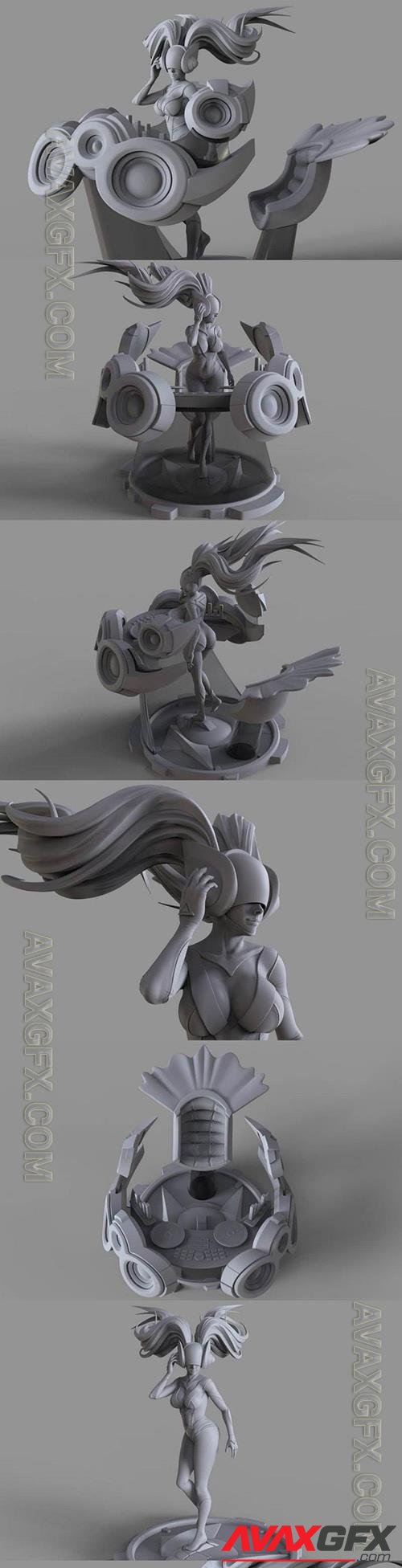 DJ Sona 3D Printable STLable