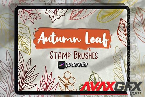 Autumn Leaves Stamp Brush