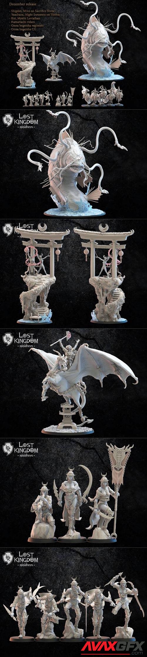 Lost Kingdom Miniatures December 2021 – 3D Printable STL