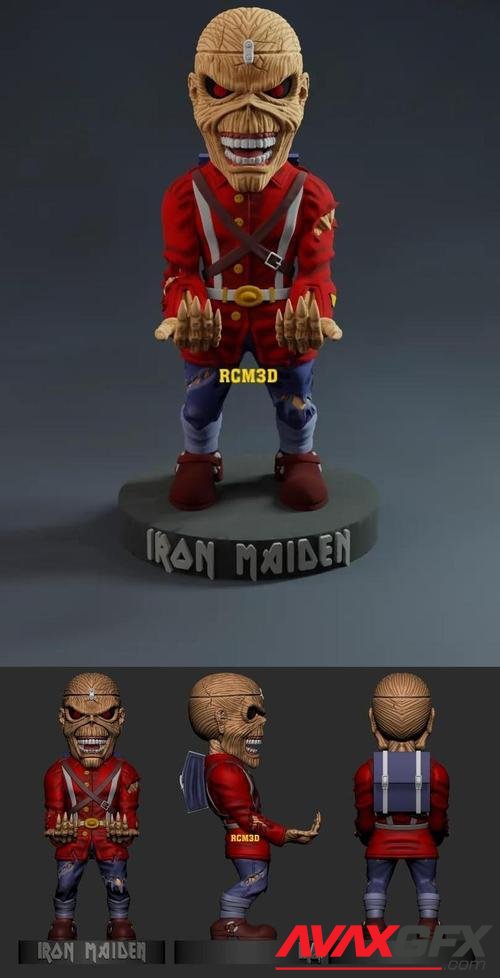 Iron Maiden Eddie – 3D Printable STL