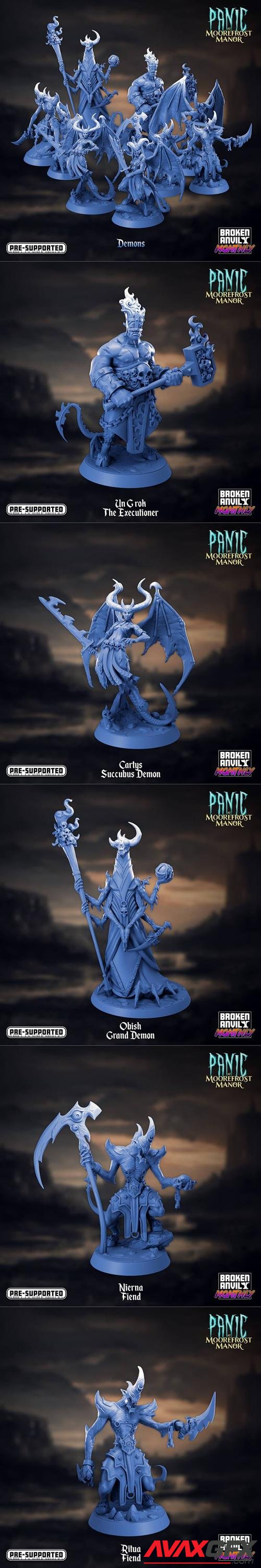 Broken Anvil Miniatures - Demons – 3D Printable STL