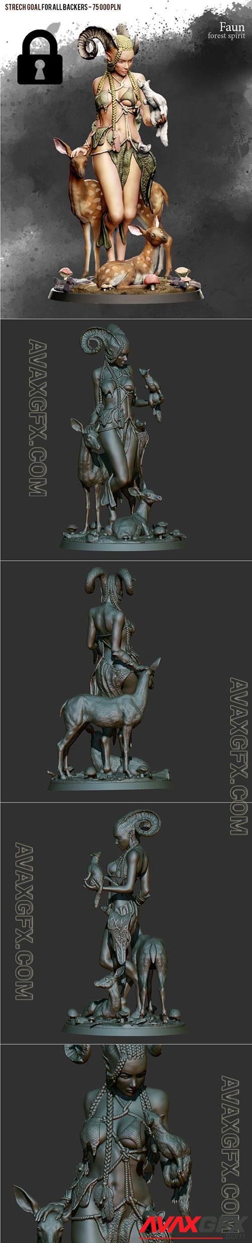 Demons Faun 3D Printable STLable