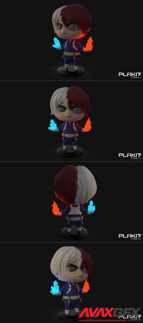 PlaKit - My Hero Academia Todoroki – 3D Printable STL