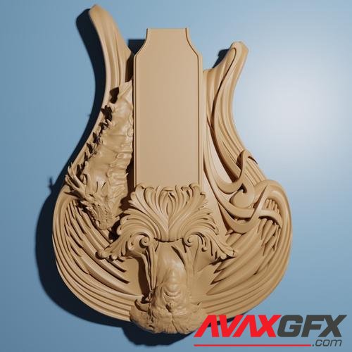 Dragon Guitar Case – 3D Printable STL