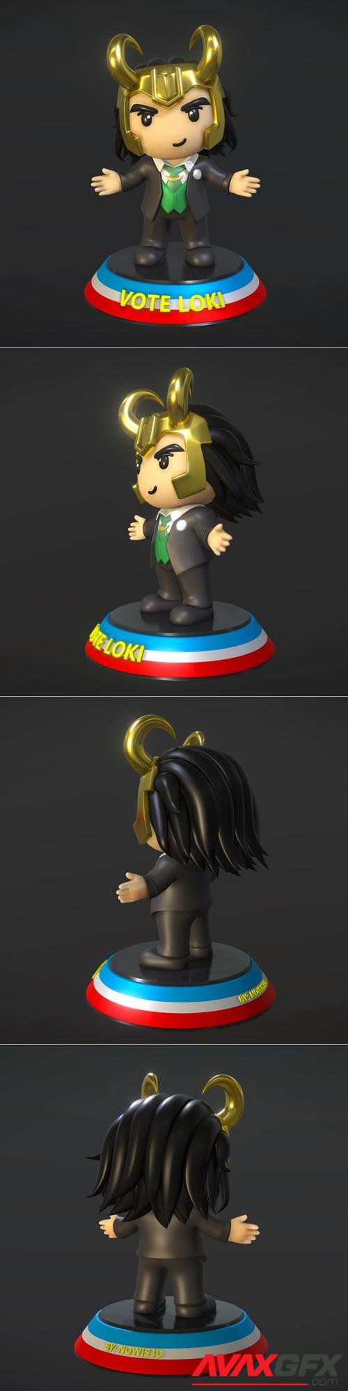 Loki For President – 3D Printable STL