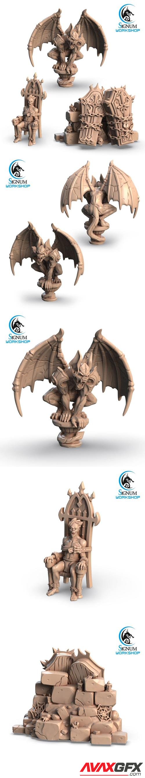 Scenery Elements from the Vampires of Styx – 3D Printable STL