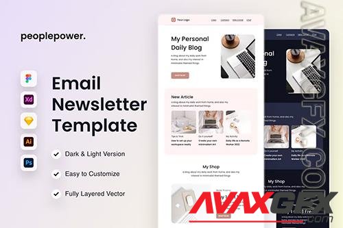 06 Personal Blog Email Newsletter Template