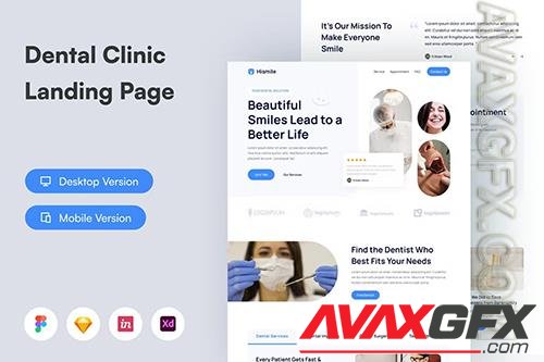 Dental Clinic Landing Page UI KIT