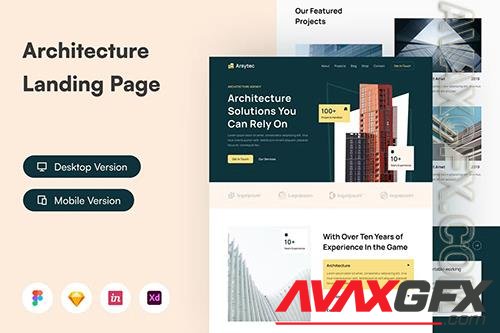 Architecture Landing Page UI KIT