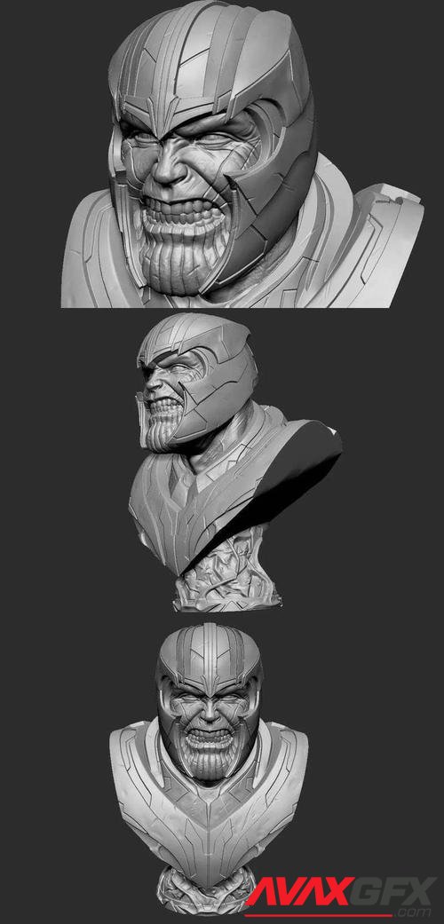 Thanos Bust – 3D Printable STL