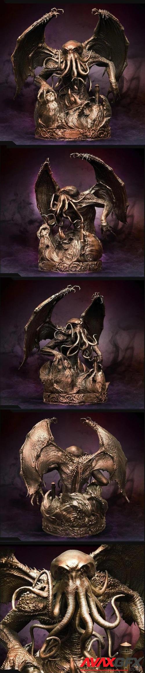 Ctulhu Statue – 3D Printable STL