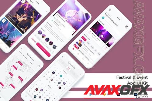 Festival & Event App UI Kit